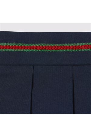 blue cotton skirt GUCCI KIDS | 812693XWA364440